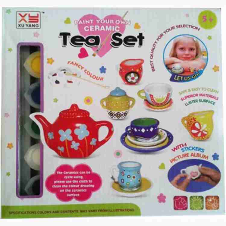 Paint your own ceramic tea set 2025