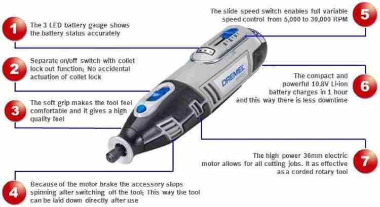 Dremel Dremel 8200 10.8V Li Ion Rotary Tool Price in India Buy