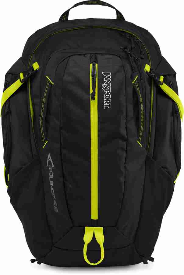 JanSport EQUINOX 40 Rucksack 43 L BLACK LIME PUNCH Price in India Flipkart