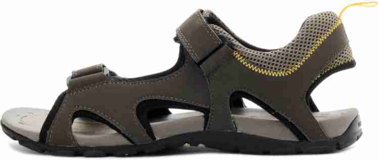 Hi Tec Gt Strap Men Brown Yellow Black Sports Sandals Buy