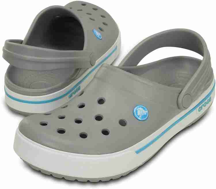 CROCS Crocband Men Grey Clogs