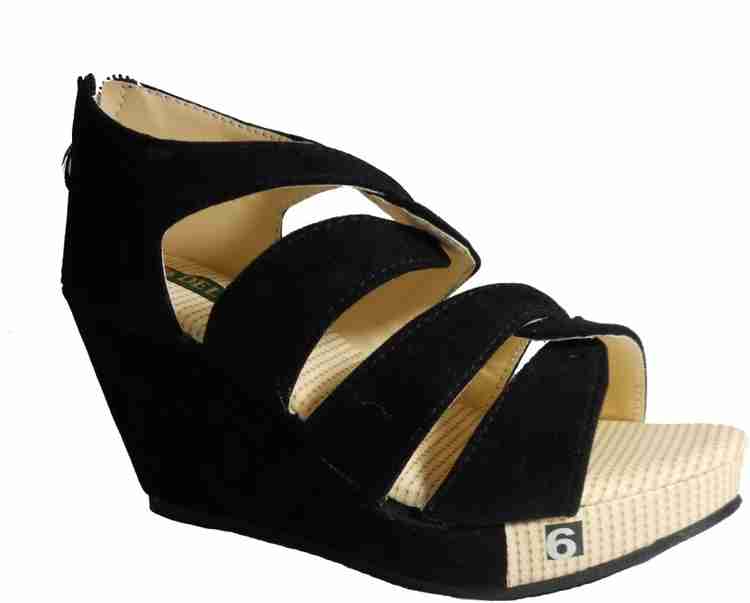 KANCHAN Women Wedges Buy Black Color KANCHAN Women Wedges Online at Best Price Shop Online for Footwears in India Flipkart