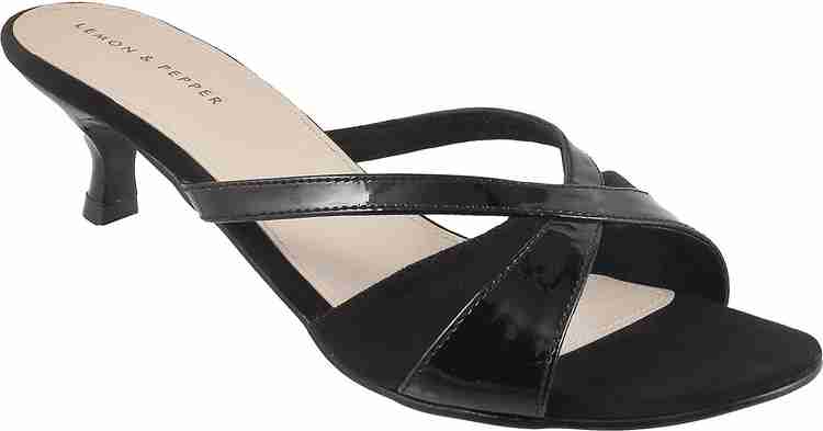 Lemon Pepper Women Black Heels Buy 11 Black Color Lemon