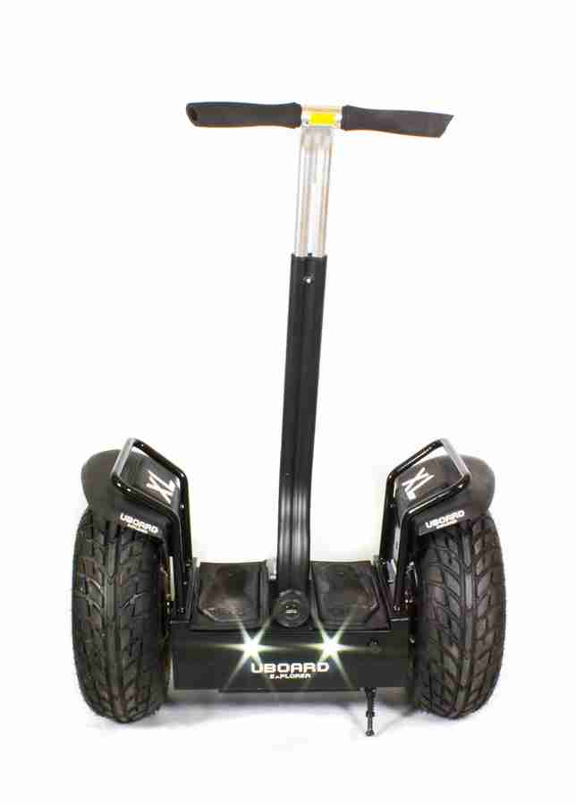 Big hoverboard with handle outlet