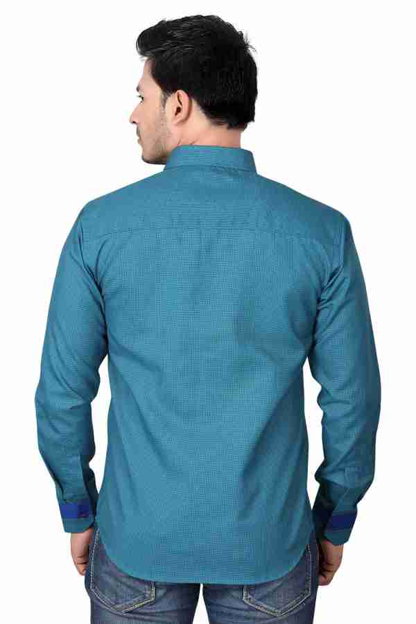 Peacock green best sale color shirt