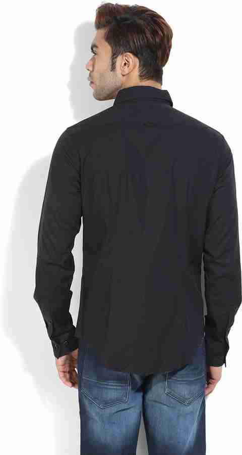 United Colors of Benetton Men Solid Casual Black Shirt Buy 100 United Colors of Benetton Men Solid Casual Black Shirt Online at Best Prices in India Flipkart