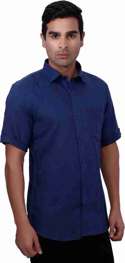 Blue half sleeve shirt hotsell