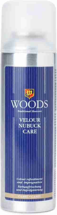 Woods velour nubuck care camel top