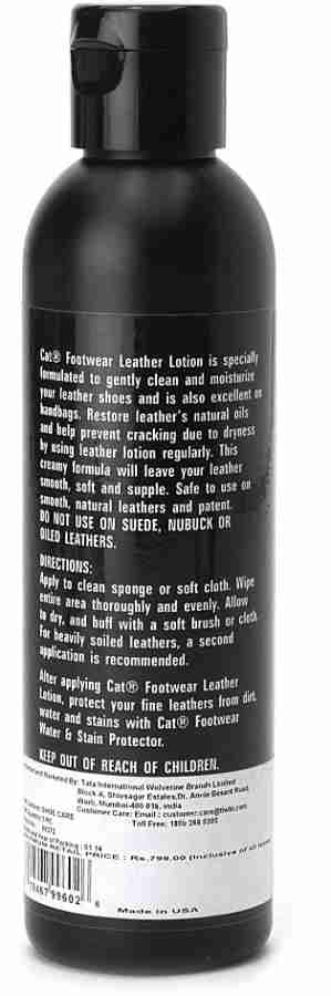 How to clean on sale caterpillar leather shoes