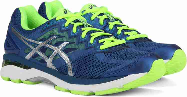 Asics GT 2000 4 Running Shoes For Men Buy ASICS BLUE SILVER FLASH YELLOW Color Asics GT 2000 4 Running Shoes For Men Online at Best Price Shop Online for Footwears in India Flipkart