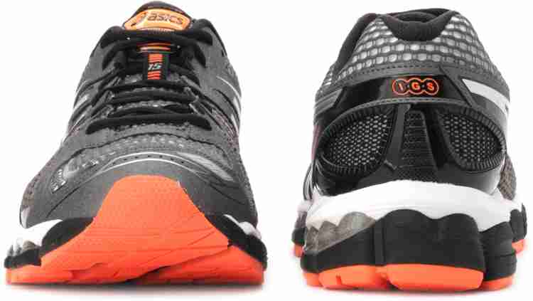Asics Gel Nimbus 15 Men Running Shoes For Men Buy Storm Black
