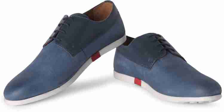 Louis philippe blue on sale shoes