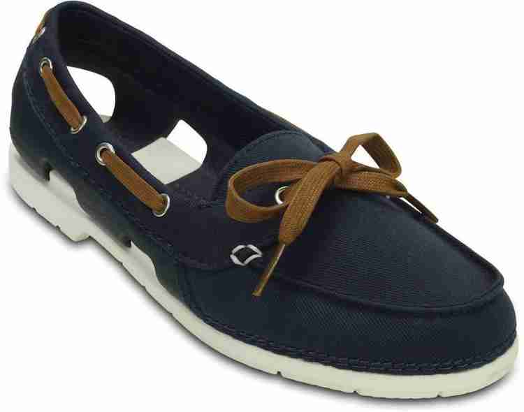 Croc boat shoes womens online