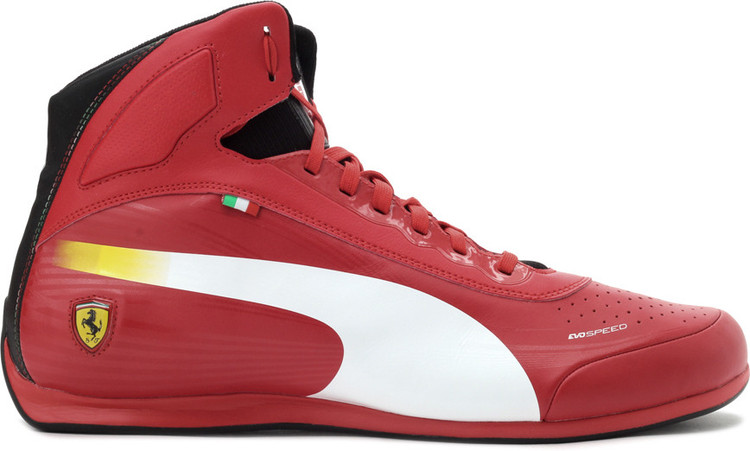 Rosso Corsa Puma Evospeed F1 Mid Ferrari Motorsport Shoes Puma Evospeed  Sales Mid