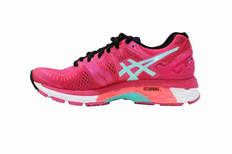 Asics Gel Kayano 23 Running Shoes For Women Buy Flash Coral Aruba Blue Sport Pink Color Asics Gel Kayano 23 Running Shoes For Women Online at Best Price Shop Online for Footwears