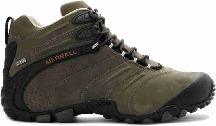 Mens leather 2024 merrell shoes