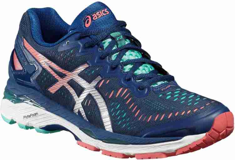 Asics GEL KAYANO 23 Running Shoes For Women Buy POSEIDON SILVER COCKATOO Color Asics GEL KAYANO 23 Running Shoes For Women Online at Best Price Shop Online for Footwears in India Flipkart