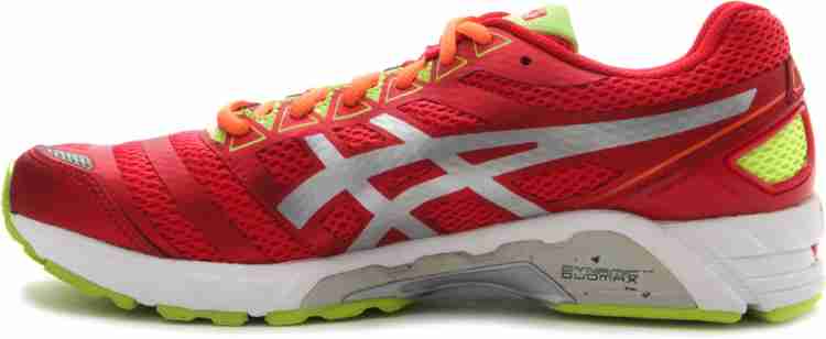 Asics Gel DS Trainer 18 Men Running Shoes For Men Buy Red Silver Neon Yellow Color Asics Gel DS Trainer 18 Men Running Shoes For Men Online at Best Price Shop Online