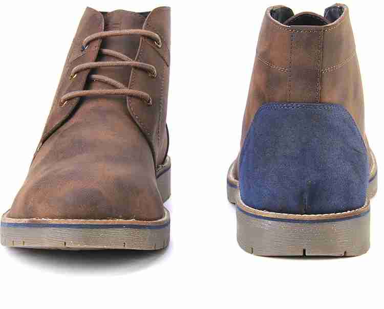 Peter England PE Boots For Men Buy BROWN Color Peter England PE Boots For Men Online at Best Price Shop Online for Footwears in India Flipkart