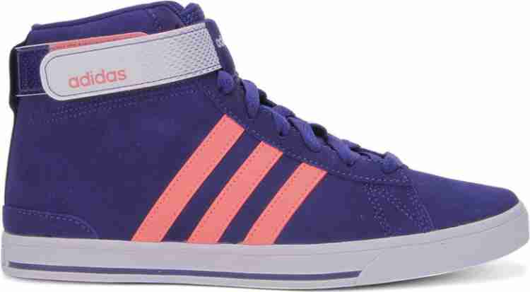 Adidas neo womens daily 2025 twist mid trainers navy/pink/white