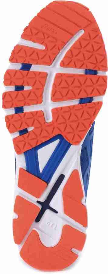 Asics Hyper 33 2 Men Running Shoes For Men Buy Blue Silver Neon Orange Color Asics Hyper 33 2 Men Running Shoes For Men Online at Best Price Shop Online