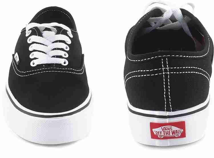 Mens black and white authentic vans new arrivals