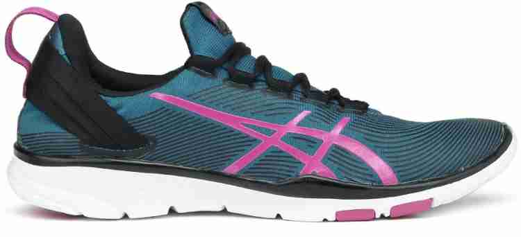 Asics blue and clearance pink