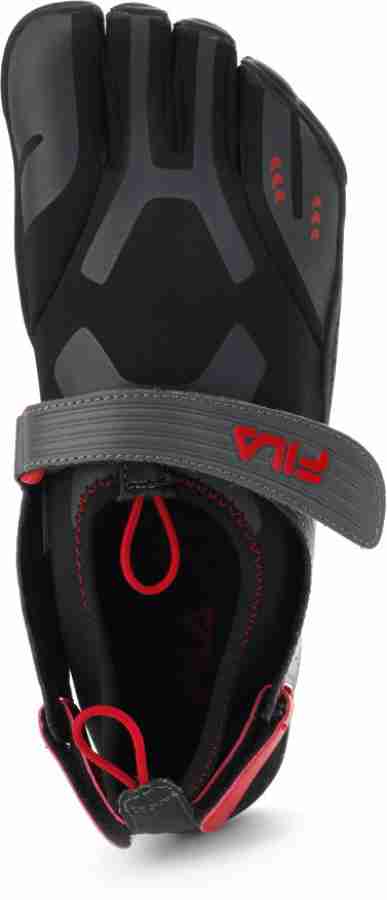 FILA Skeletoes Ez Slide Barefoot Shoes For Men Buy Black Silver Red Color FILA Skeletoes Ez Slide Barefoot Shoes For Men Online at Best Price Shop Online for Footwears in