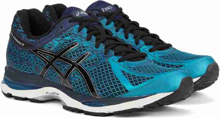 Asics GEL CUMULUS 17 Running Shoes For Men Buy ISLAND BLUE BLACK