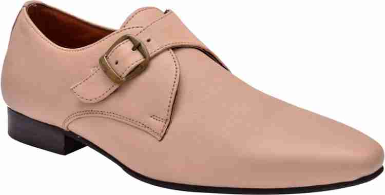 Hirel's Mens Peach Monk Strap Shoes For Men - Buy Peach Color Hirel's Mens  Peach Monk Strap Shoes For Men Online at Best Price - Shop Online for  Footwears in India | Flipkart.com