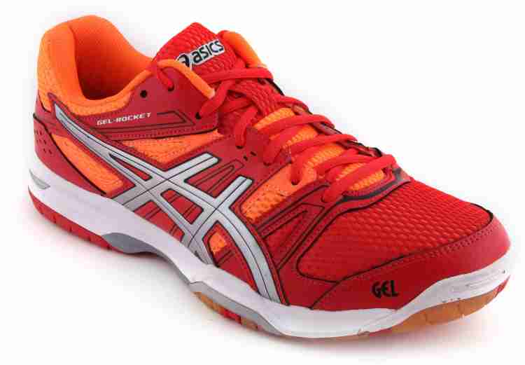 Asics gel 2024 rocket 7 orange