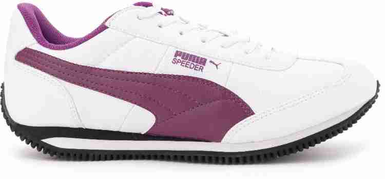 PUMA Speeder Tetron II Running Shoes For Women Buy White Purple