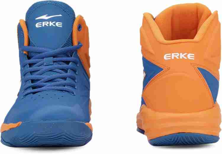 Blue and hot sale orange basketball shoes