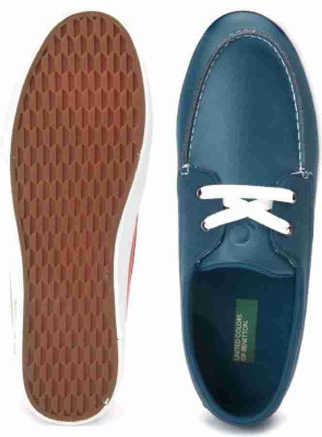 United colors of benetton boat shoes new arrivals