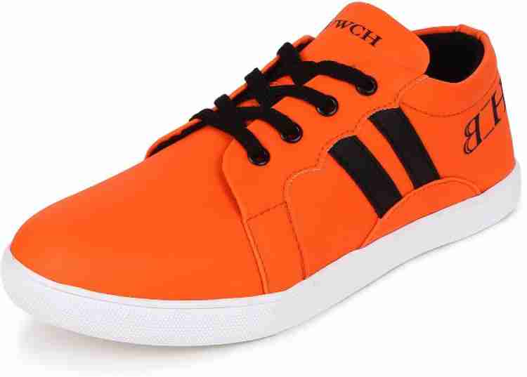 Orange plimsolls cheap