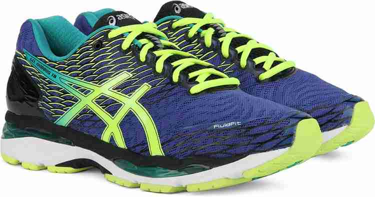 Asics gel nimbus 18 mens yellow on sale