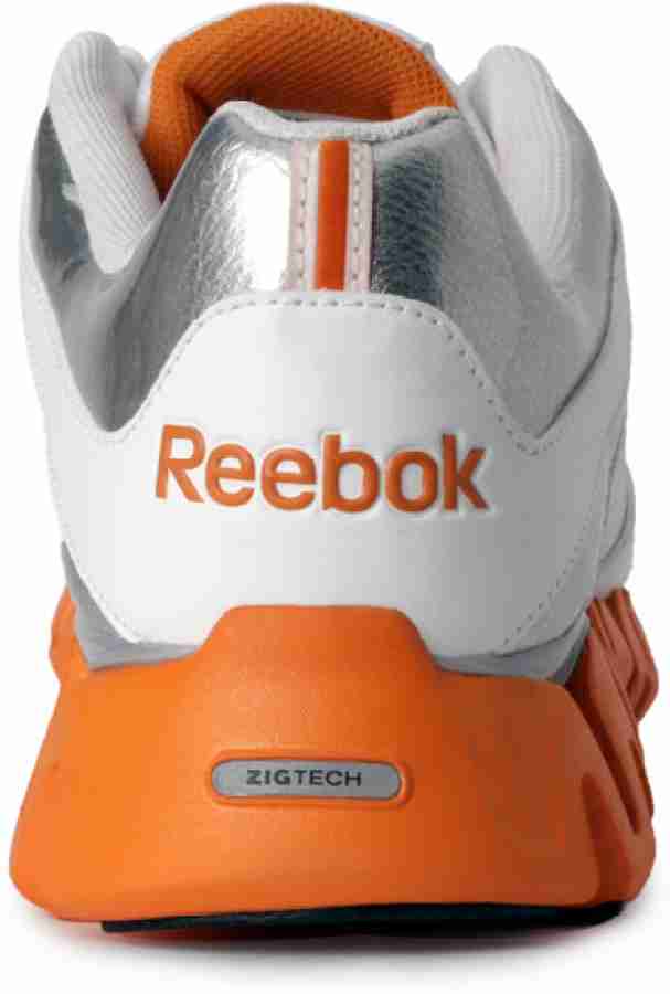 Orange and cheap white reebok