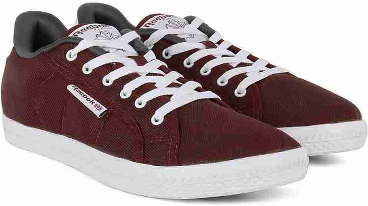 REEBOK On Court Iv Lp Canvas Shoes For Men Buy Rustic Wine Gravel White Color REEBOK On Court Iv Lp Canvas Shoes For Men Online at Best Price Shop Online