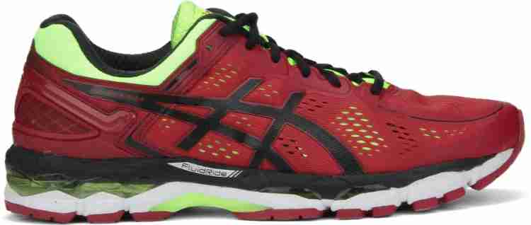 Asics GEL KAYANO 22 Running Shoes For Men Buy RED PEPPER BLACK FLASH YELLOW Color Asics GEL KAYANO 22 Running Shoes For Men Online at Best Price Shop Online for Footwears in India