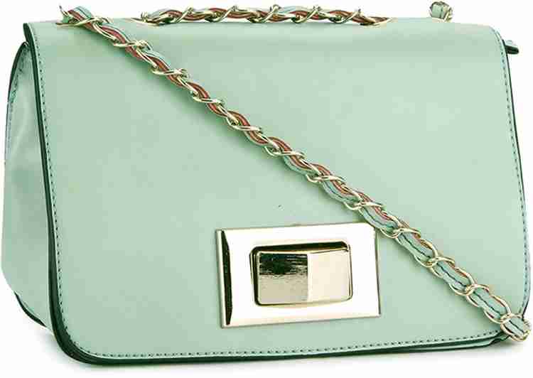 Ladida Green Sling Bag Green Price in India Flipkart