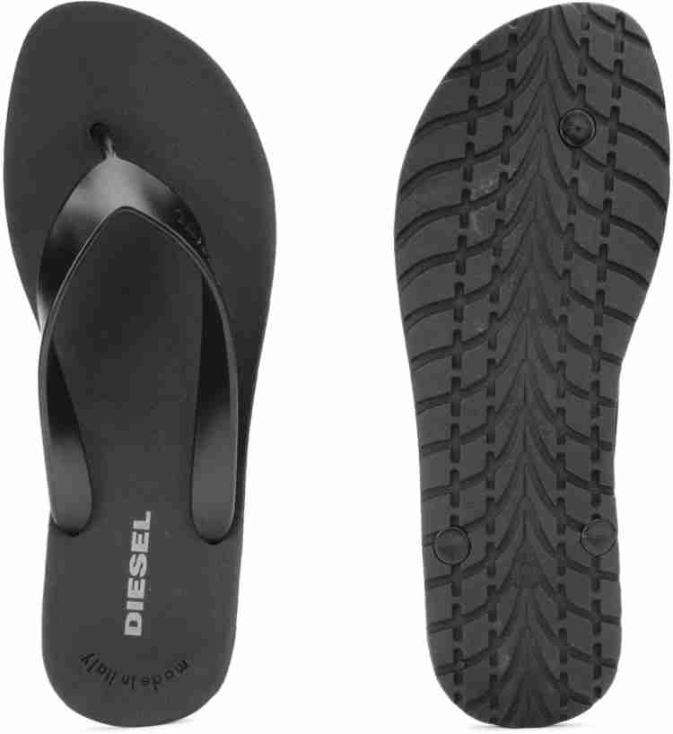 DIESEL Men Plaja Splish Flip Flops Buy Black Color DIESEL Men