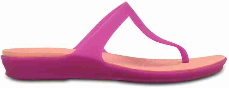 CROCS Women Crocs Rio Flip Flops Buy Vibrant Violet Melon Color CROCS Women Crocs Rio Flip Flops Online at Best Price Shop Online for Footwears in India Flipkart