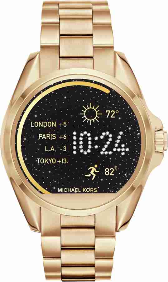 Mens gold michael store kors smartwatch