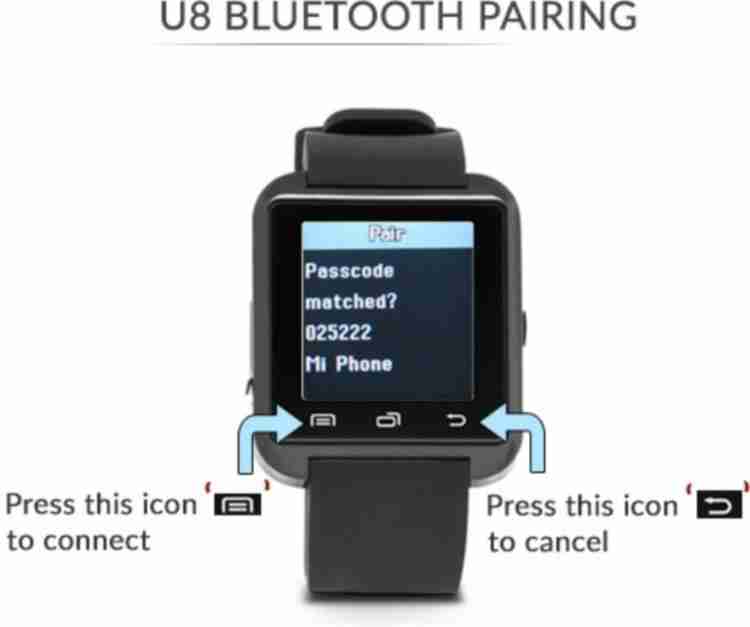 Antech bluetooth smart watch u8 sales