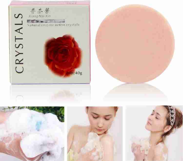 CRYSTALS Handmade Active Enzyme Crystal Body Skin Whitening Soap