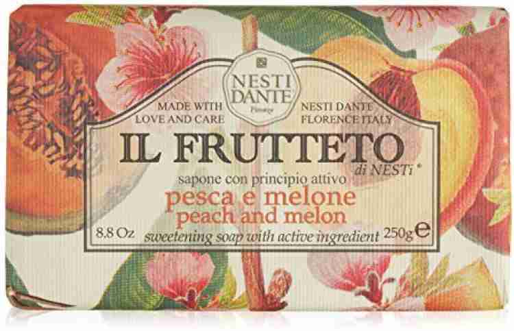 Nesti Dante Il Frutteto Peach and Melon Natural Fruit Scented Bar