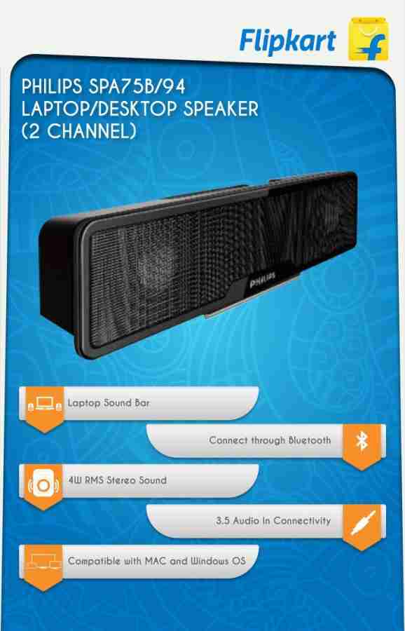 Philips spa75 hot sale portable speakers