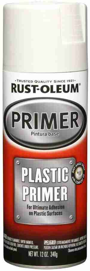 RUST OLEUM Automotive Plastic Primer White Spray Paint 340 ml