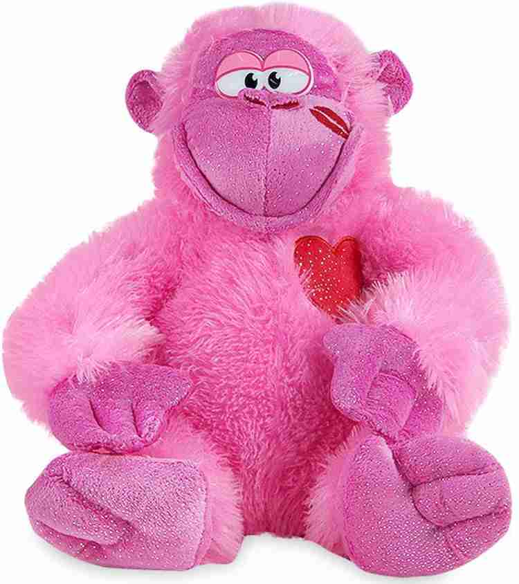 Pink gorilla stuffed animal top