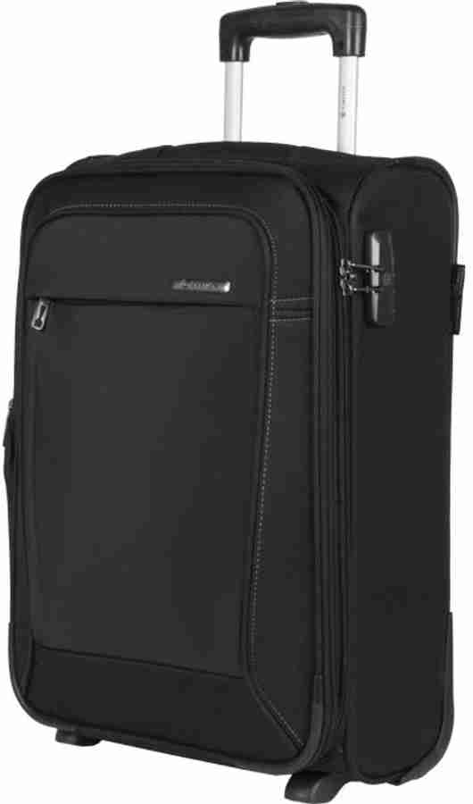 CARLTON Omega Cabin Suitcase 2 Wheels 20 inch Black Price in India Flipkart